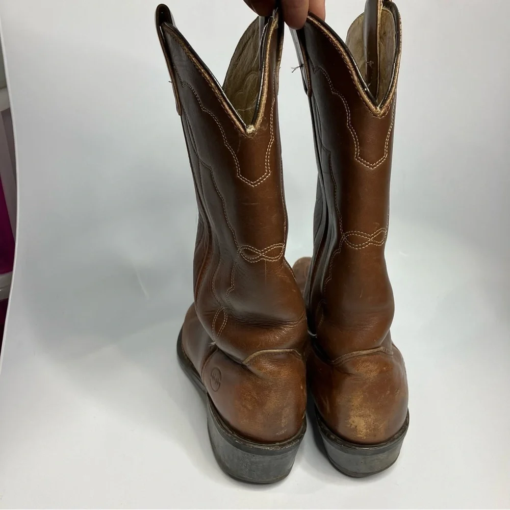 Double H leather cowboy boots‎ men’s size 9